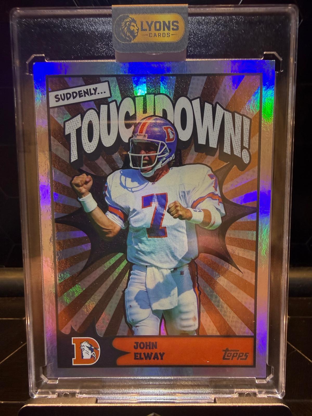 2026 Topps Flagship John Elway #TD-5 Touchdown SSP
