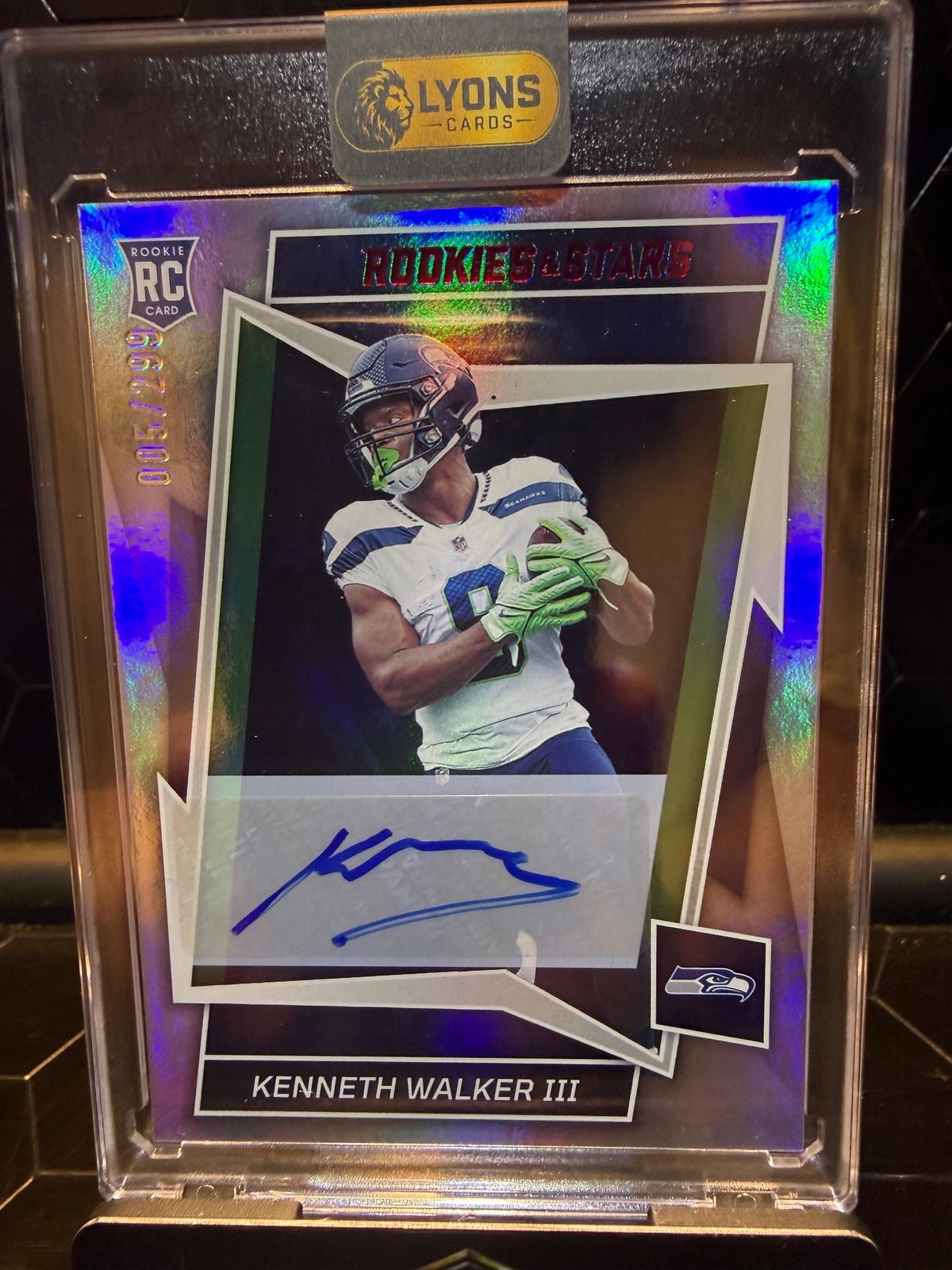 2022 Panini Rookies & Stars Kenneth Walker III #108 Rookies Signatures Auto /299