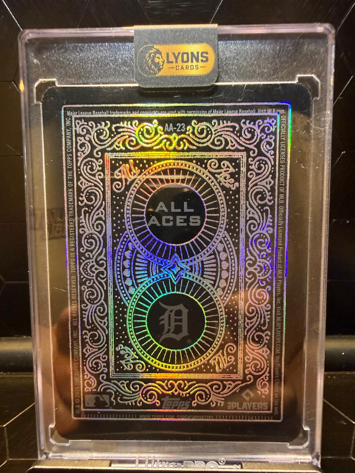 2025 Topps Series 1 Tarik Skubal #AA-23 All Aces SSP