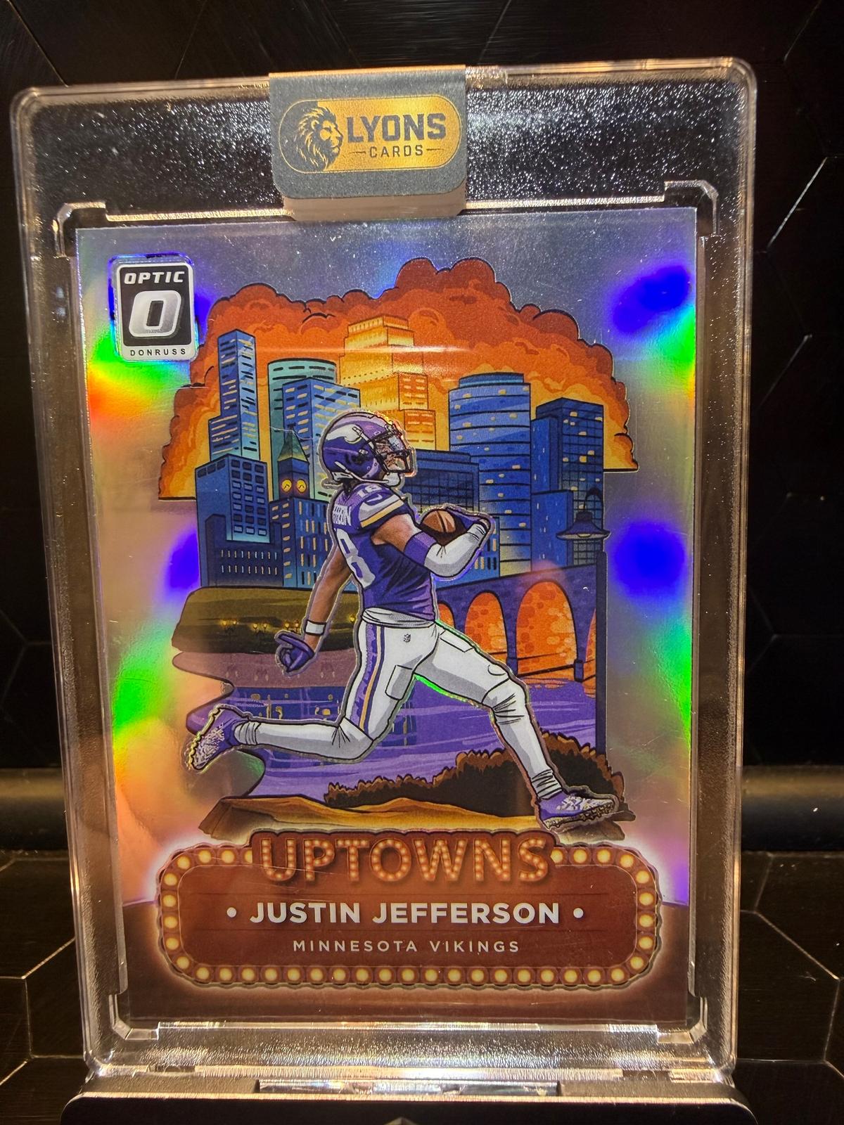 2024 Donruss Optic Justin Jefferson #19 Uptowns Prizm SSP