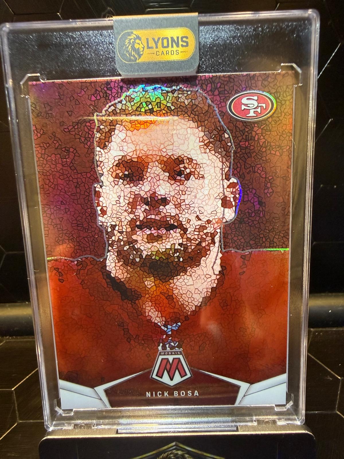 2024 Panini Mosaic Nick Bosa #MM-NBA Micro Mosaic SSP / Case Hit