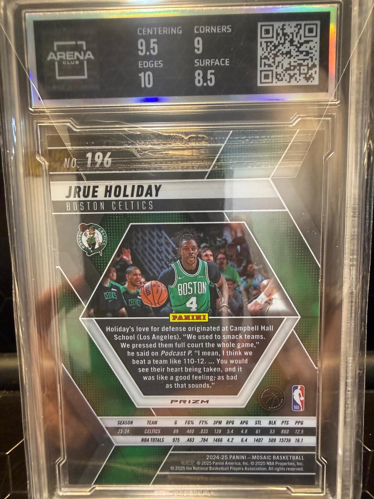 2024-25 Panini Mosaic Jrue Holiday #196 Genesis Arena 9