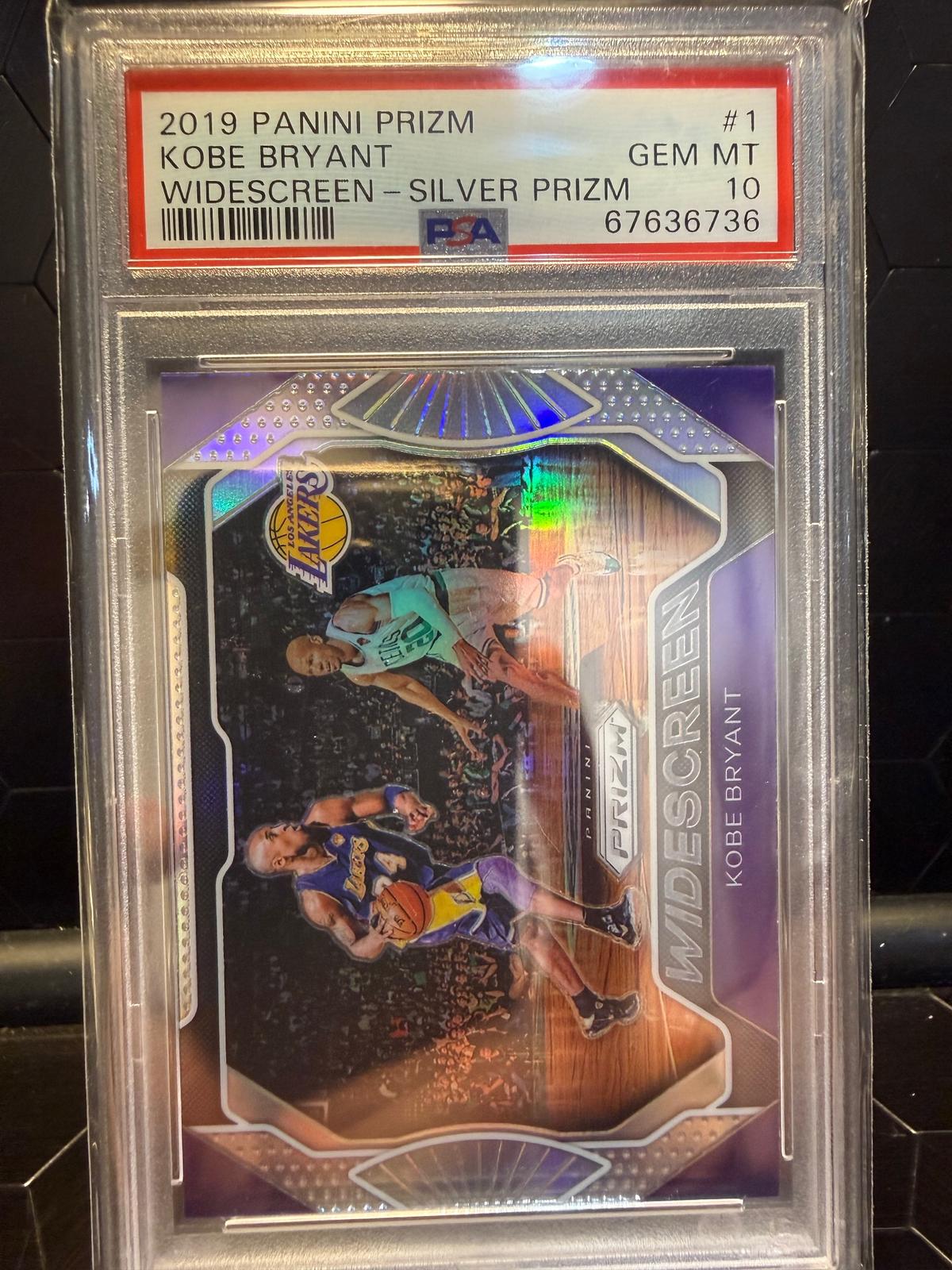 2019-20 Panini Prizm Kobe Bryant #1 Widescreen Silver Prizm PSA 10