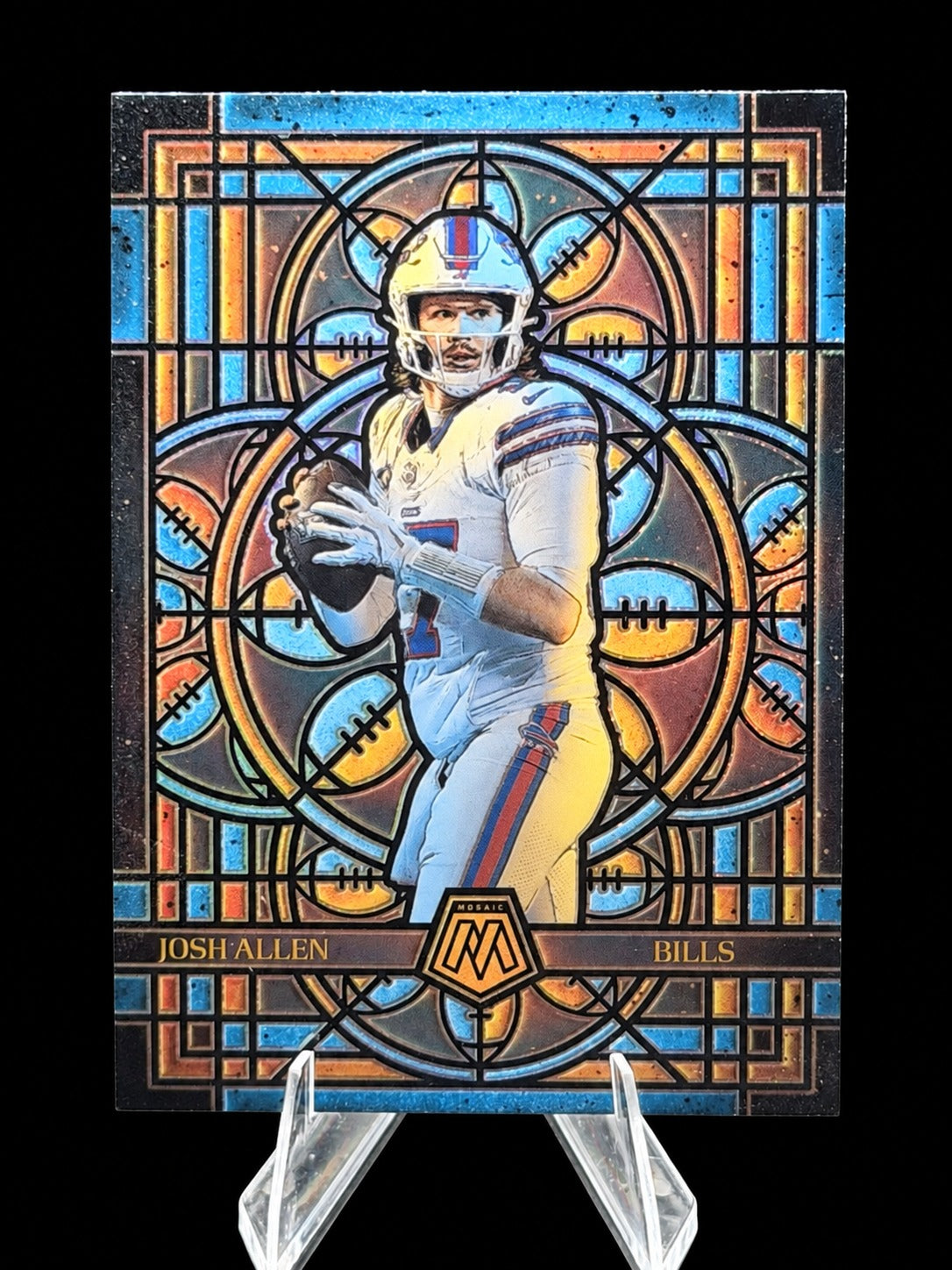 2025 Panini Mosaic #2 Josh Allen Stained Glass