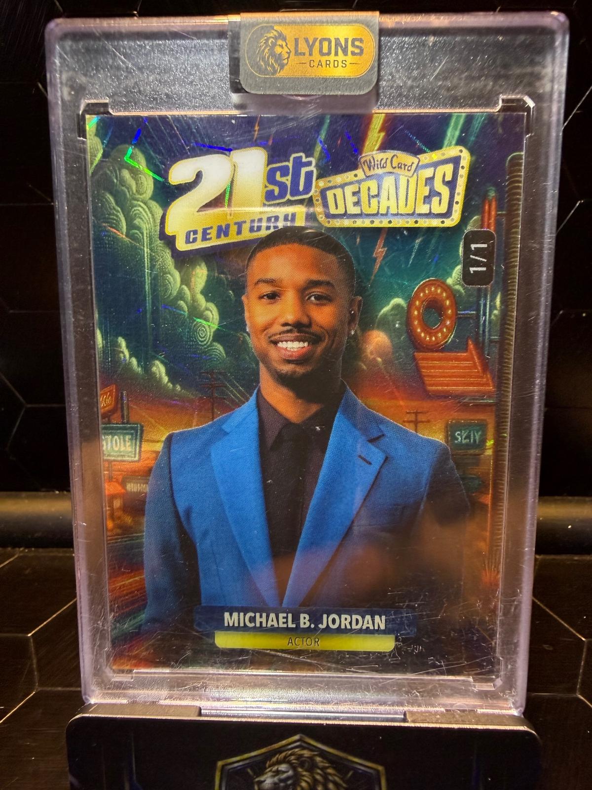 2024 Wild Card 21st Century Decades Michael B. Jordan #D12105 MJ 1/1