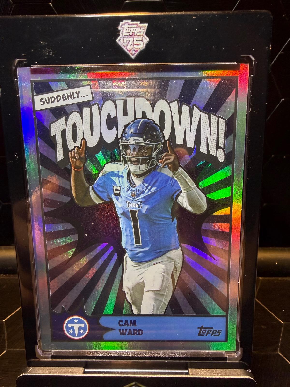 2026 Topps Cam Ward #TD-13 Touchdown! RC