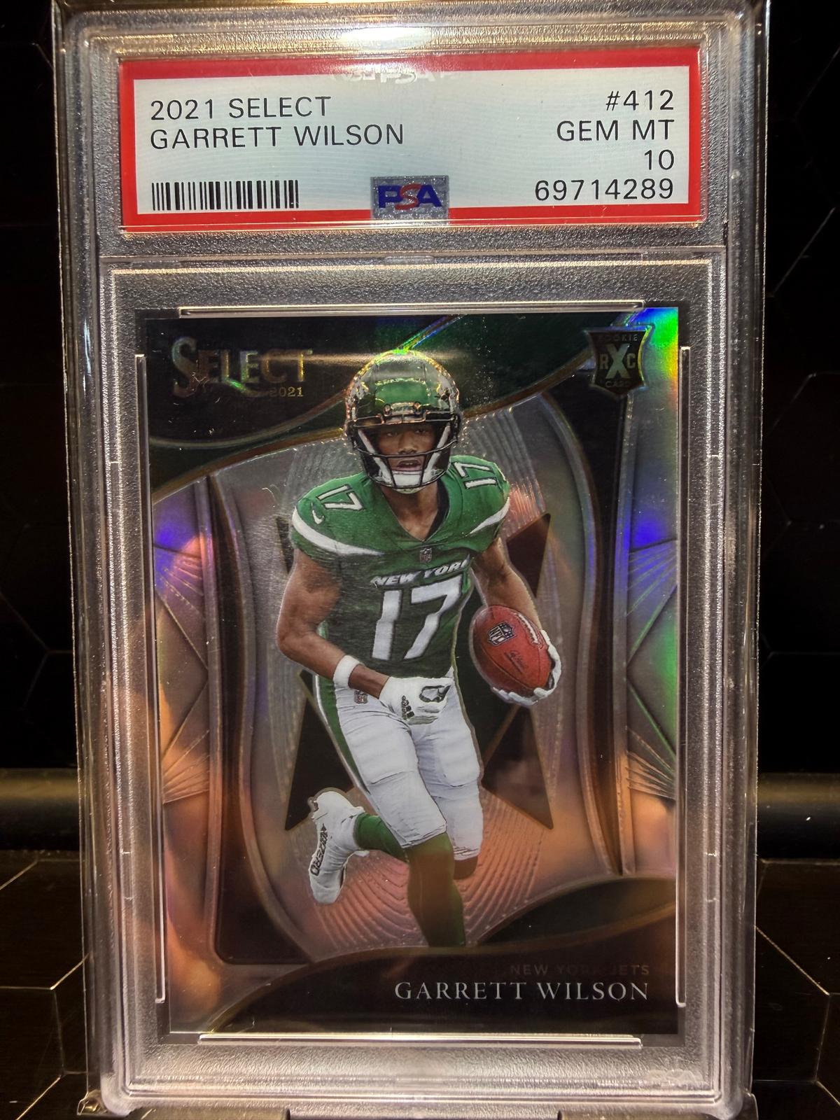 2021 Panini Select Garrett Wilson #412 XRC PSA 10