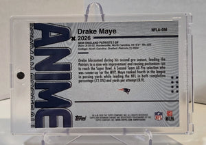 2026 Topps Drake Maye #NFLA-DM Anime