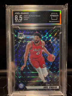 2024-25 Panini Mosaic Joel Embiid #152 Genesis Arena Club 8.5