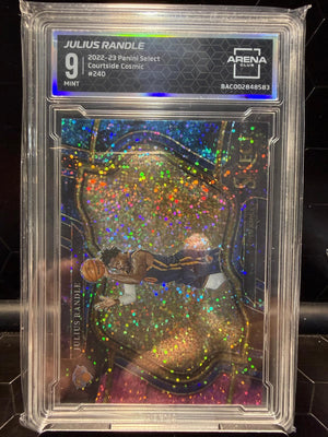 2022–23 Panini Select Julius Randle #240 Courtside Cosmic Prizm Arena Club 9