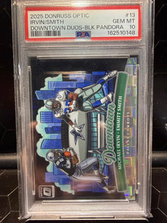 2025 Donruss Optic Irvin/Smith #13 Downtown Duos Black Pandora 11/25 PSA 10