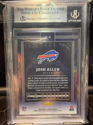 2023 Panini Origins Josh Allen #10 BGS 8.5