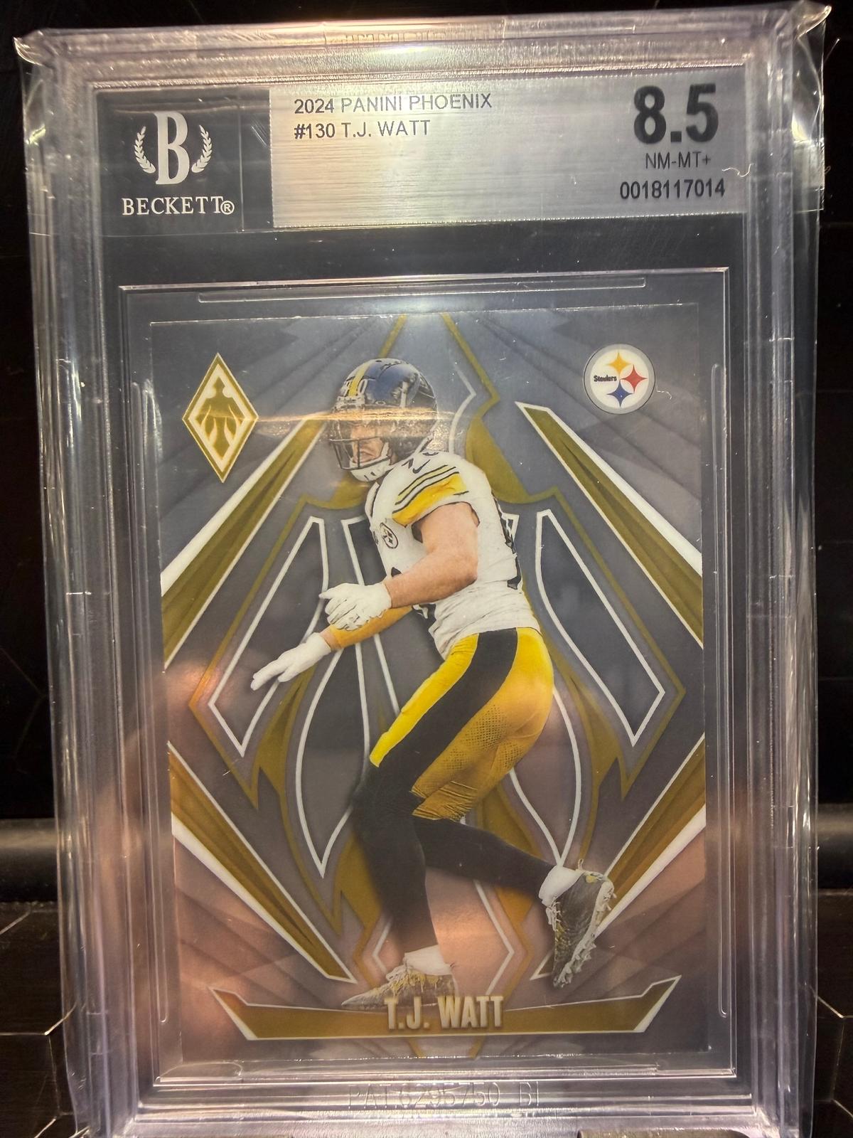 2024 Panini Phoenix #130 T.J. Watt BGS 8.5