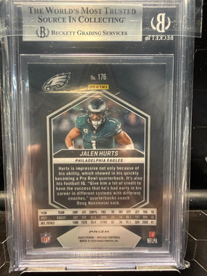 2024 Panini Mosaic Jalen Hurts #176 Mosaic Prizm BGS 8.5