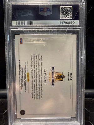 2023 Panini Prizm Draft Picks Ja Morant #14 Color Blast PSA 10