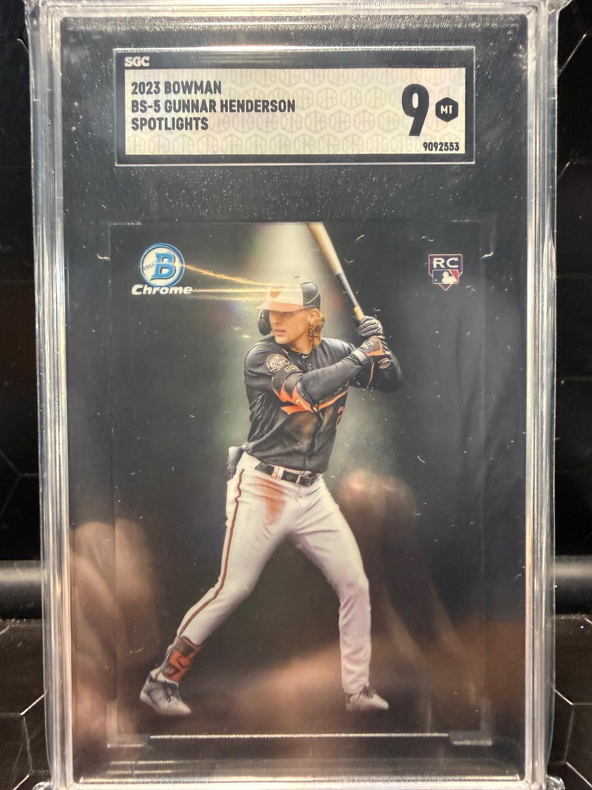 2023 Bowman #BS-5 Gunnar Henderson Spotlights SGC 9