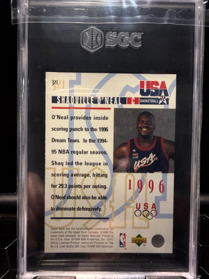 1995-96 Upper Deck #321 Shaquille O'Neal US Olympic Team SGC 9.5