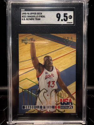 1995-96 Upper Deck #321 Shaquille O'Neal US Olympic Team SGC 9.5