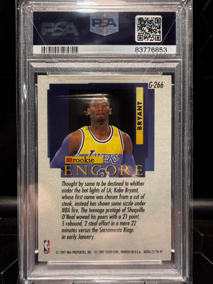 1996-97 Ultra #G-266 Kobe Bryant Gold Medallion PSA 8