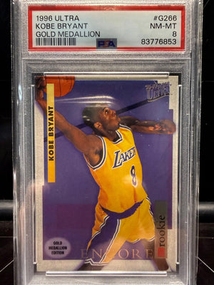 1996-97 Ultra #G-266 Kobe Bryant Gold Medallion PSA 8
