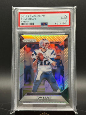 2016 Panini Prizm #2 Tom Brady Prizm PSA 9