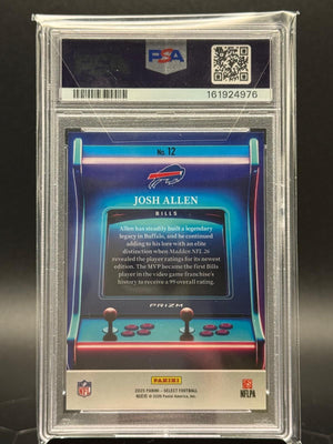 2025 Panini Select #12 Josh Allen Starcade PSA 10