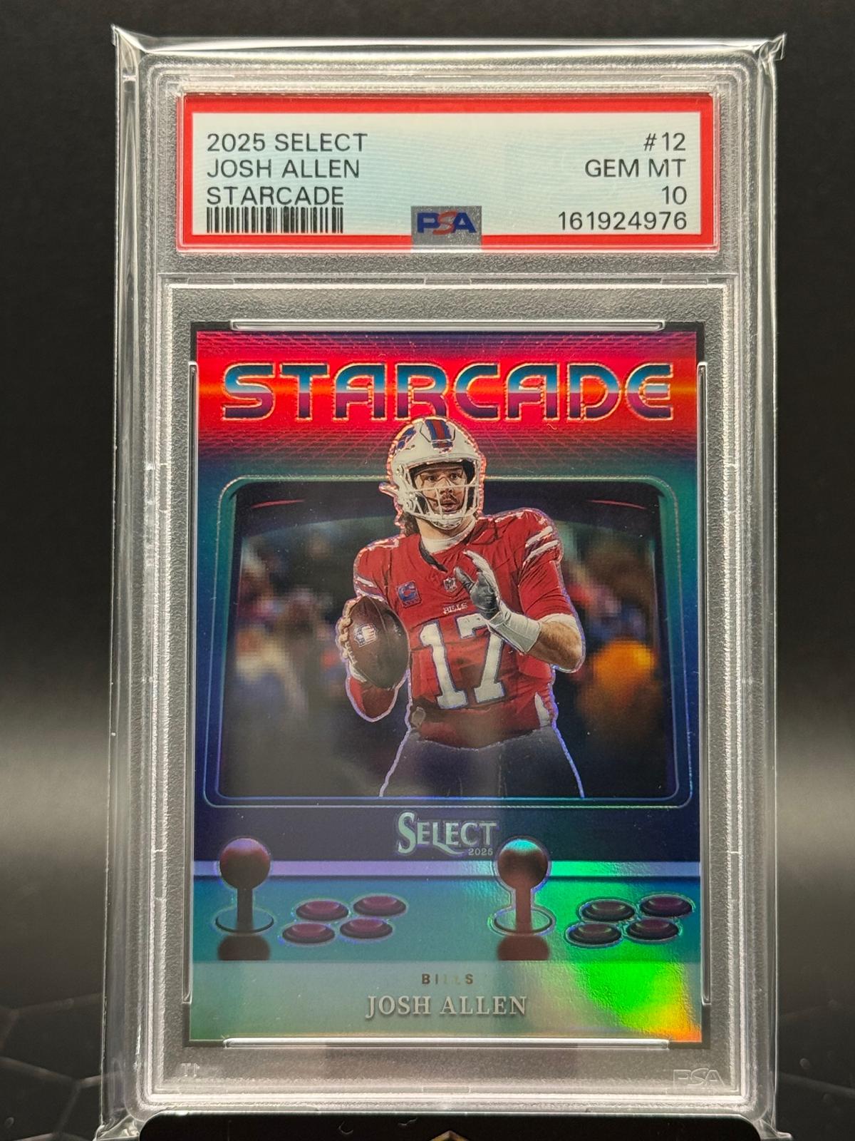 2025 Panini Select #12 Josh Allen Starcade PSA 10