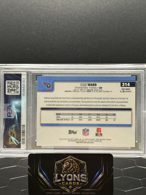 2025 Topps Chrome #314 Cam Ward Pulsar PSA 10