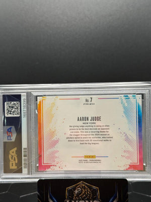 2025 Panini Prizm Aaron Judge #7 Color Blast SSP PSA 10