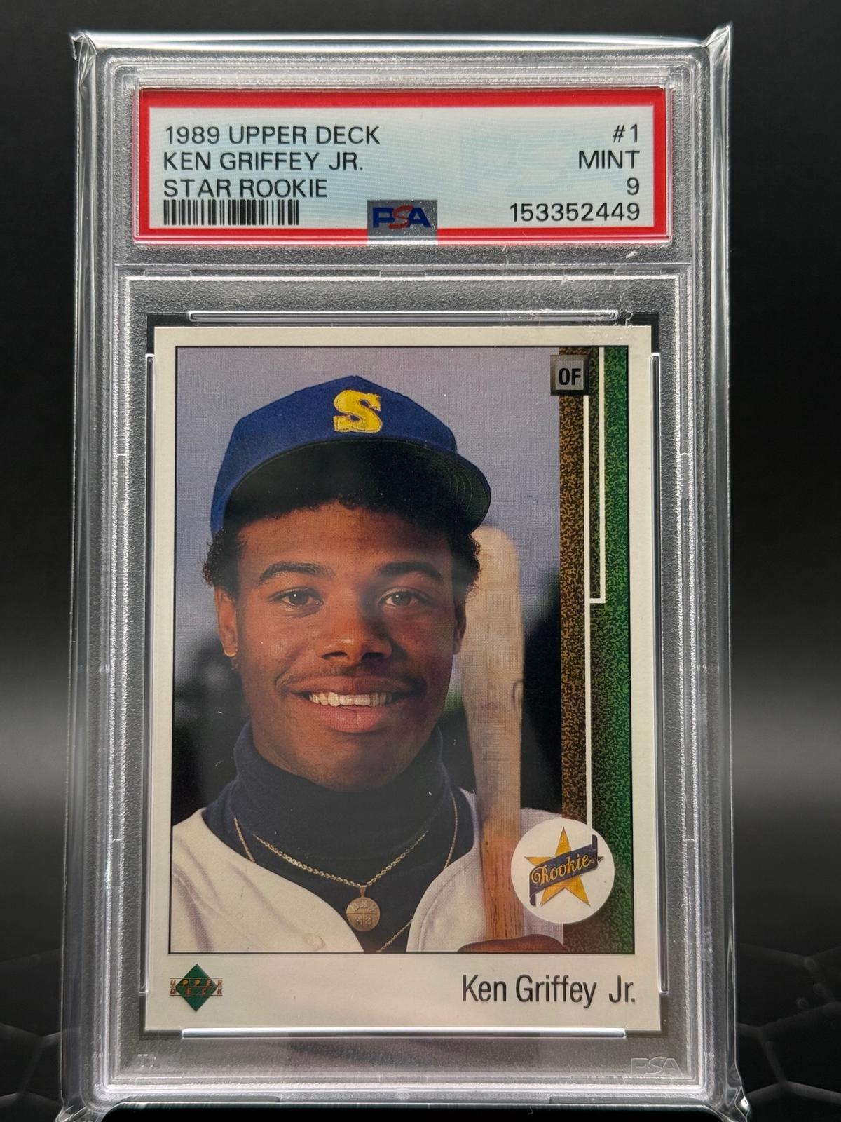 1989 Upper Deck #1 Ken Griffey Jr. Star Rookie PSA 9