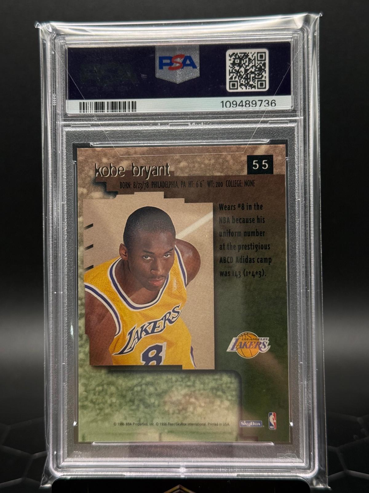 1996-97 SkyBox Premium #55 Kobe Bryant PSA 9