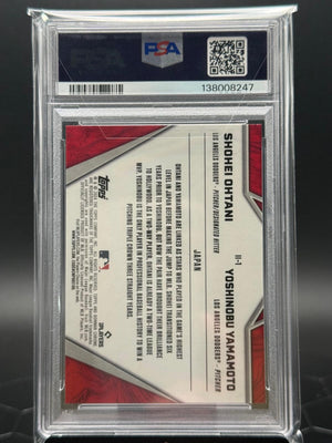 2024 Bowman Chrome #II-1 Ohtani / Yamamoto International Impact PSA 10
