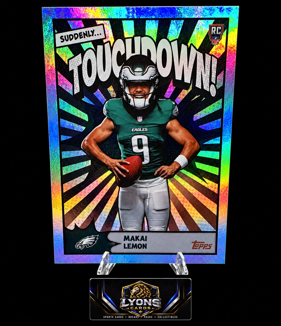 2026 Topps Flagship Makai Lemon #TD-37 Suddenly Touchdown! SSP RC