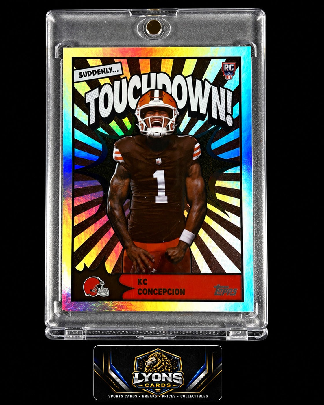 2026 Topps Flagship KC Concepcion #TD-38 Suddenly Touchdown! SSP RC