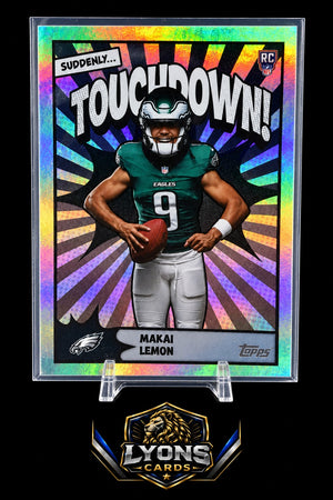 2026 Topps Flagship Makai Lemon #TD-37 Suddenly Touchdown! RC