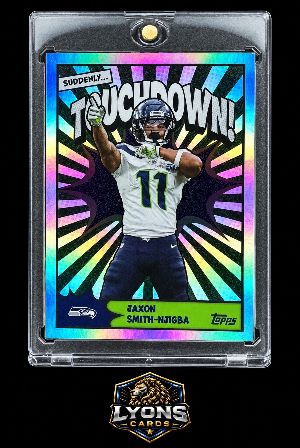 2026 Topps Flagship Jaxon Smith-Njigba #TD-28 Suddenly Touchdown! SSP