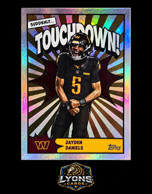2026 Topps Flagship #TD-15 Jayden Daniels Touchdown!