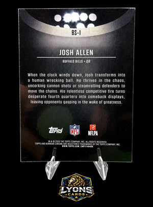 2026 Bowman Chrome Josh Allen #BS-1 Bowman Spotlights