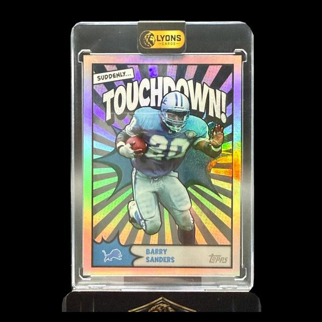 2026 Topps Flagship Barry Sanders #TD-2 Touchdown SSP Detroit Lions