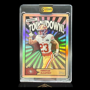 2026 Topps Flagship Christian McCaffrey #TD-18 Touchdown SSP 49ers