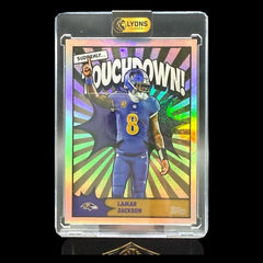 2026 Topps Flagship Lamar Jackson #TD-30 Touchdown SP Baltimore Ravens
