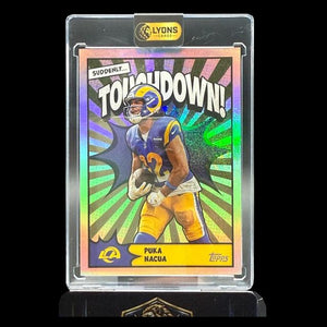 2026 Topps Flagship Puka Nacua #TD-29 Touchdown SSP Los Angeles Rams