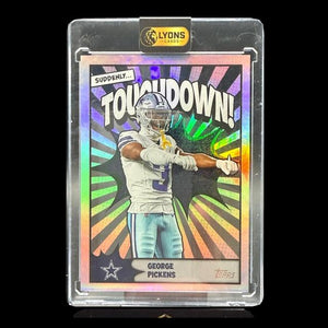 2026 Topps Flagship George Pickens #TD-27 Touchdown SSP Dallas Cowboys