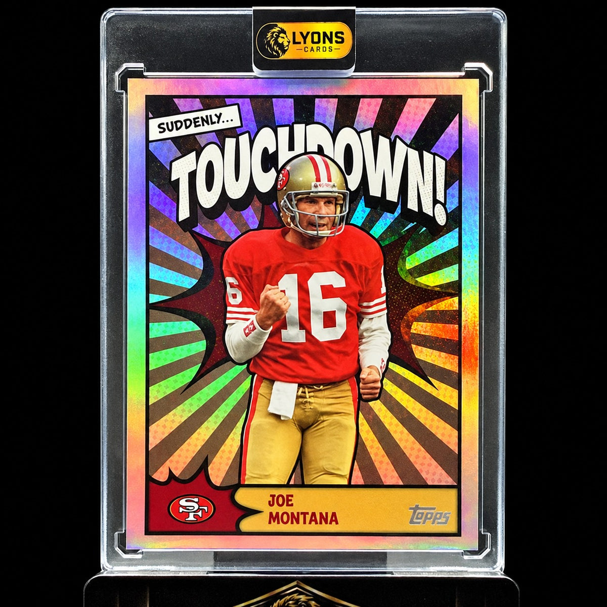 2026 Topps Flagship Joe Montana #TD-4 Touchdown SSP San Francisco 49ers