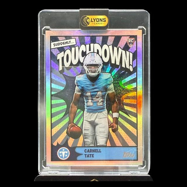 2026 Topps Flagship Carnell Tate #TD-35 Touchdown SSP RC Tennessee Titans