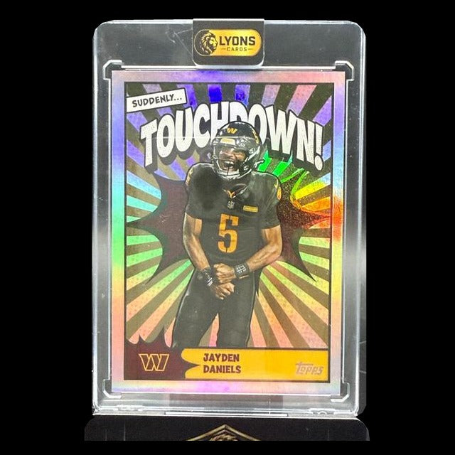 2026 Topps Flagship Jayden Daniels #TD-15 Touchdown SSP Washington Commanders