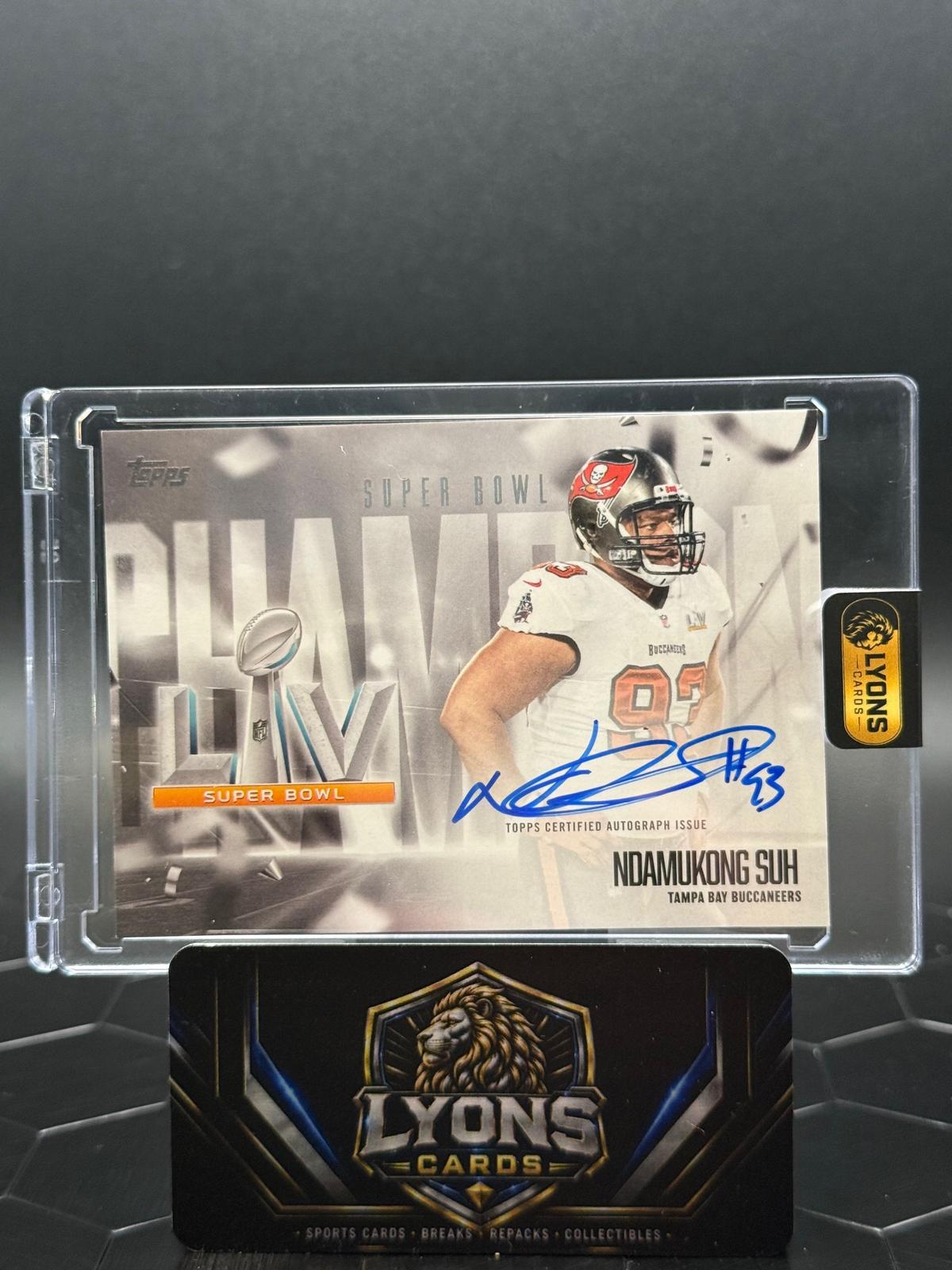 2026 Topps Flagship Ndamukong Suh #SBCS-NS Super Bowl Champion Signatures Auto