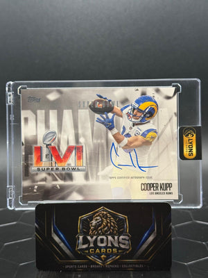 2026 Topps Flagship Cooper Kupp #SBCS-CK Super Bowl Champion Signatures Auto