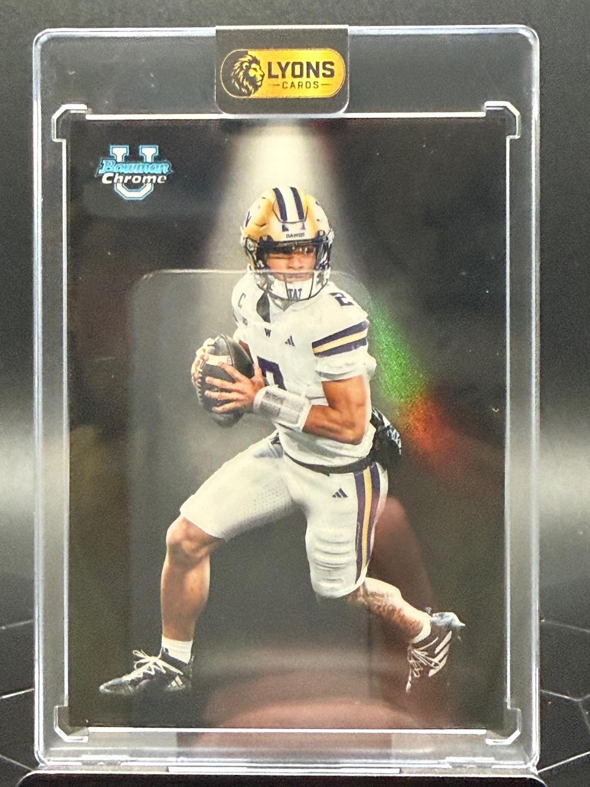 2026 Bowman Chrome Demond Williams Jr. #BS-25 Spotlights NIL SSP