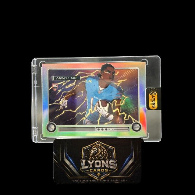 2026 Bowman Football Carnell Tate RC Anime NFL SSP #NFLA-CT Titans